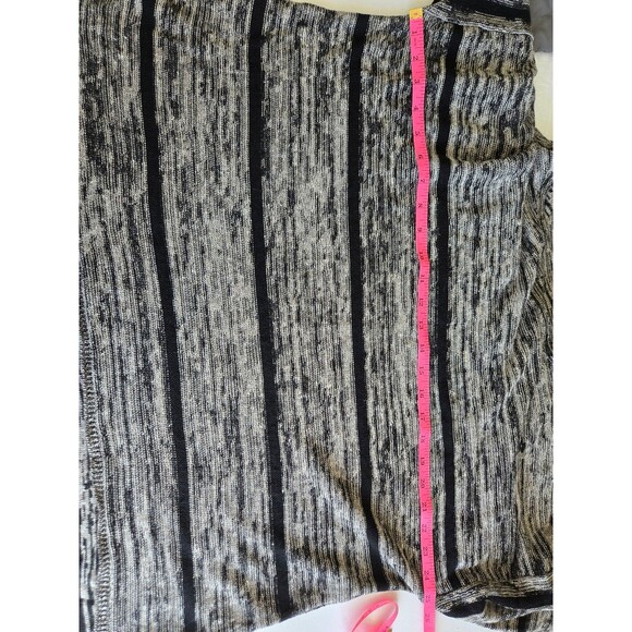 Eileen Fisher Black White Striped 100% Organic Linen Sweater Size XL - Picture 6 of 11